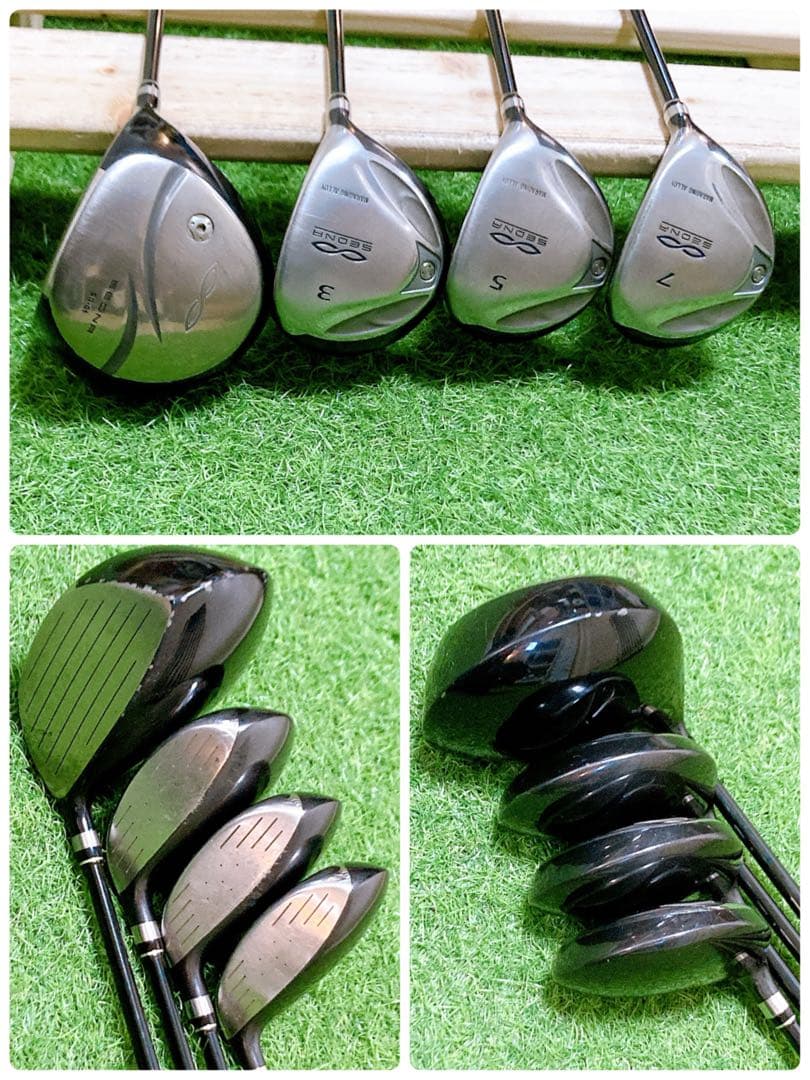 M9.セドナ　ルコック　初心者オススメ　ゴルフクラブ　メンズセット　13本右利き