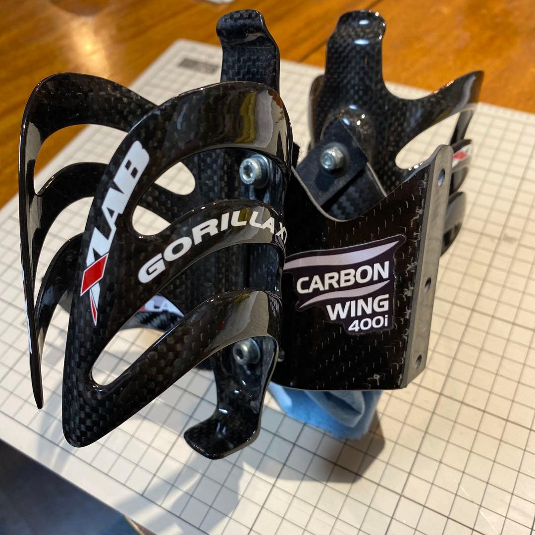 XLAB carbon wing 400i ボトルケージ２個セット