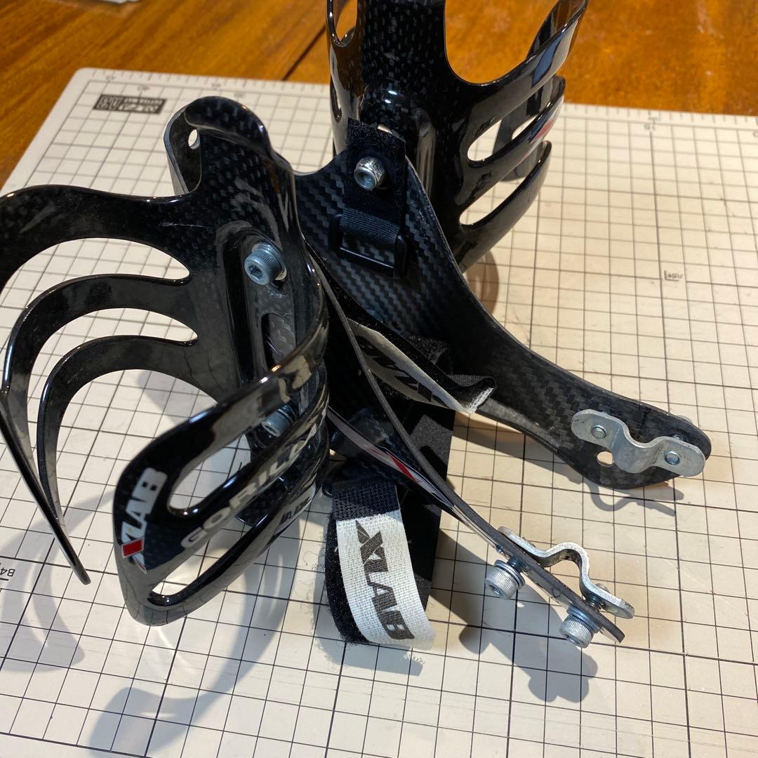 XLAB carbon wing 400i ボトルケージ２個セット