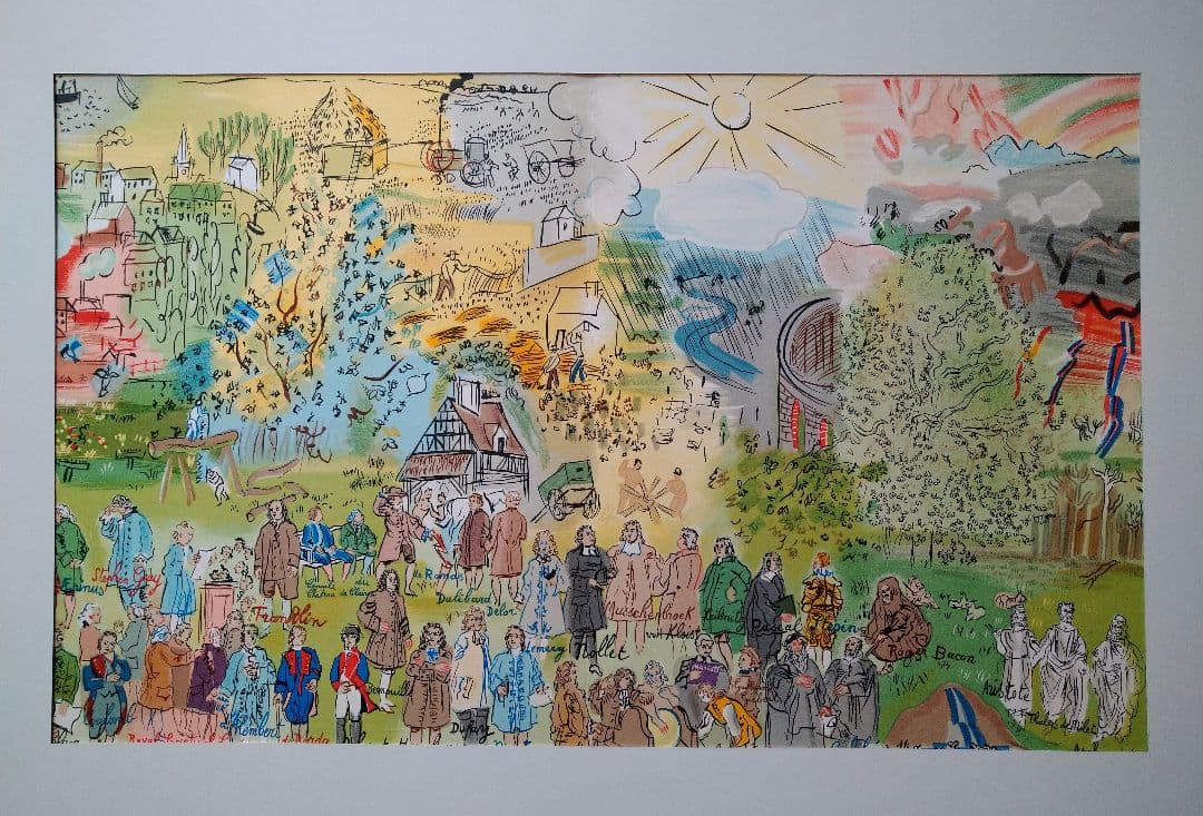 ABCラウル・デュフィのリトグラフ　電気の精の物語　本物保証