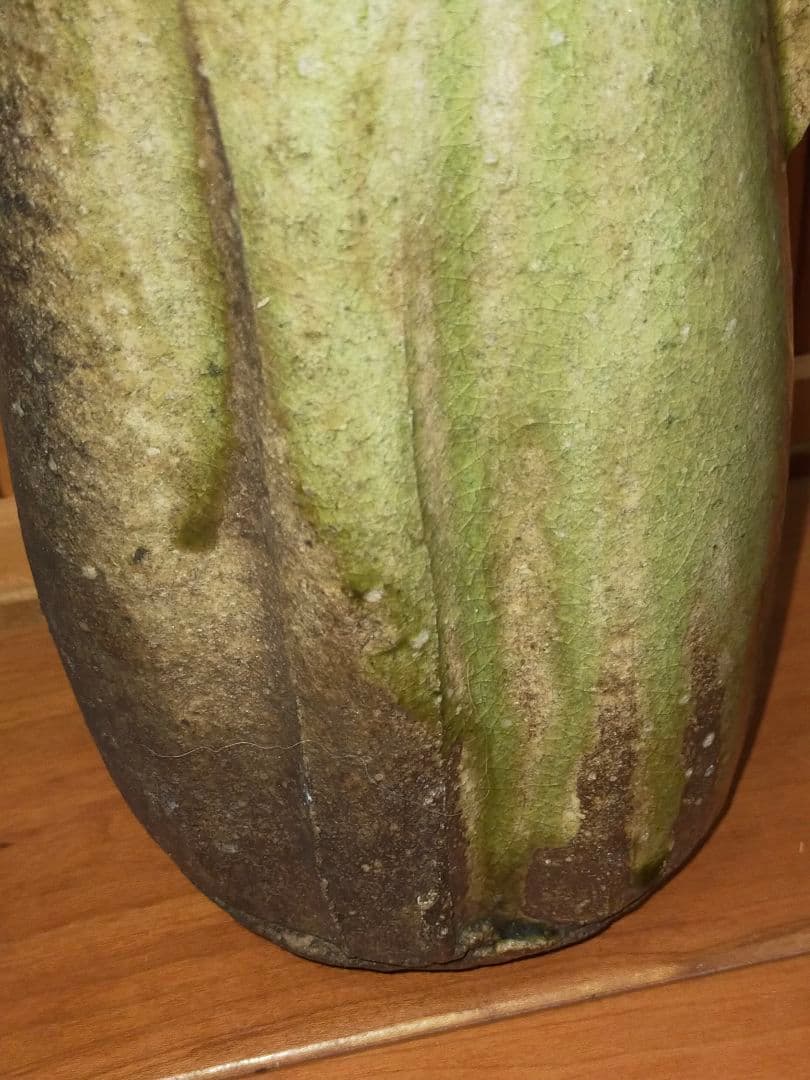 ♥古信楽　双耳　花瓶　信楽　古陶　骨董　古玩