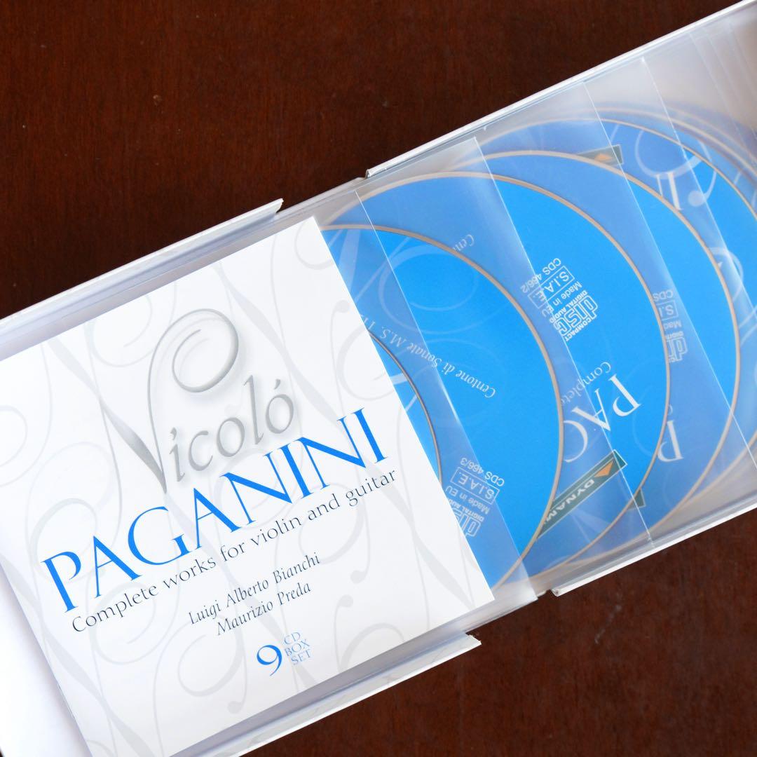 パガニーニ：ヴァイオリンとギターのための作品全集　9CDBOXセット