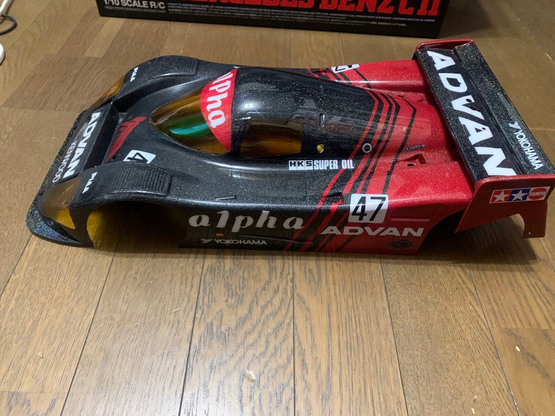 最終値下Tamiya メルセデス・ベンツ C11 1ADVAN塗装フルセット