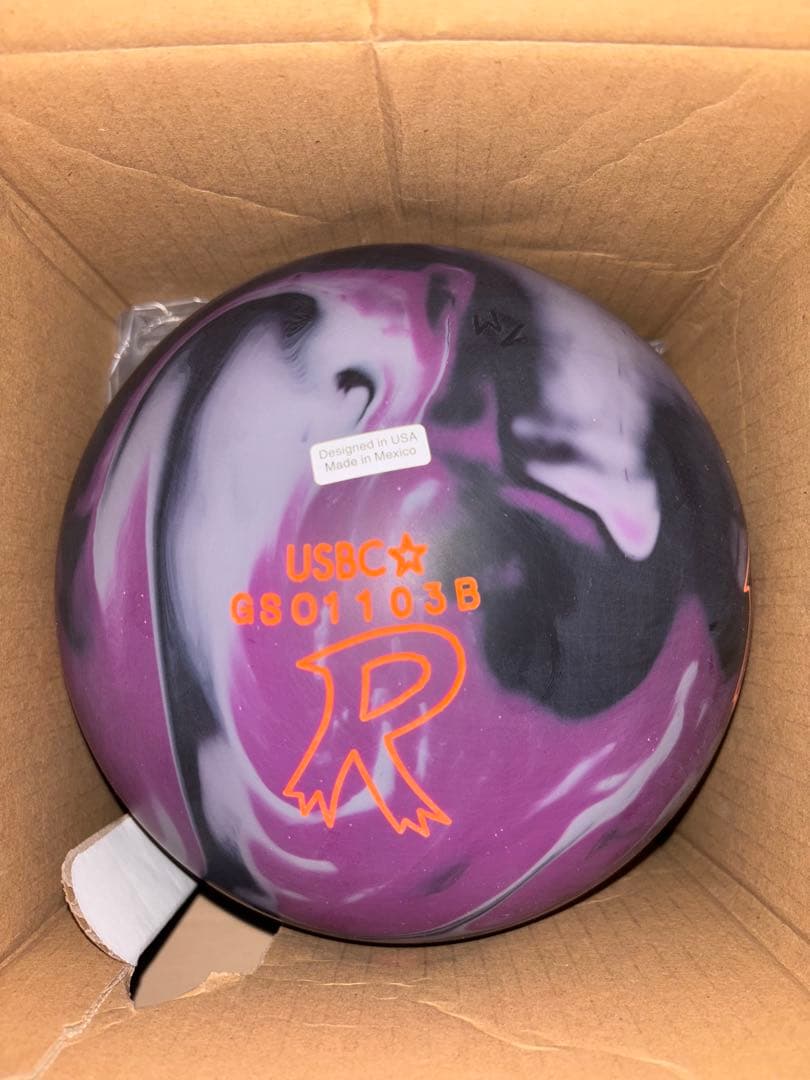 ボウリング　ボール　ジグザグソリッド　15p