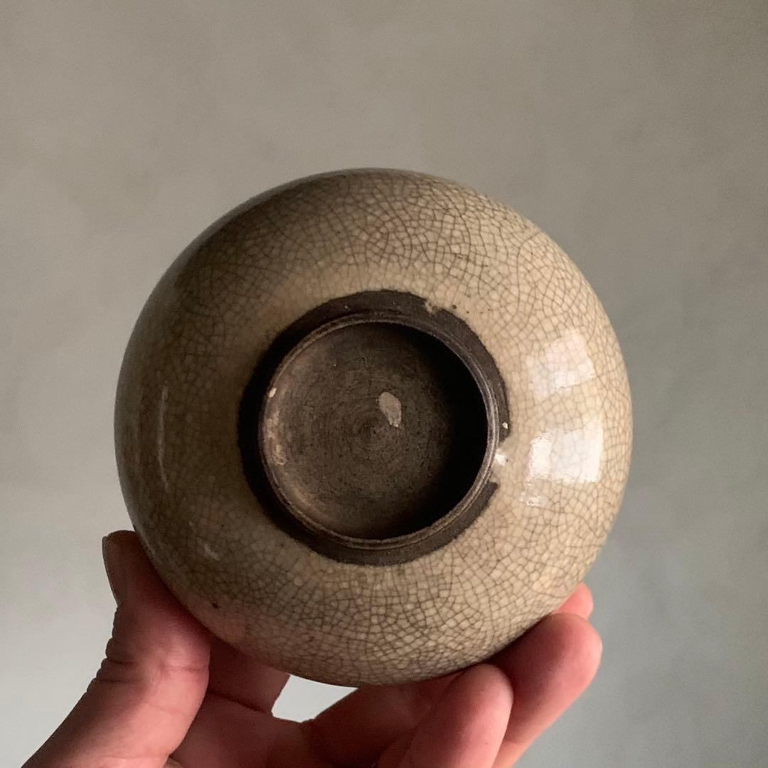 京焼 貫入 茶碗 茶道具 古美術 古道具 アンティーク