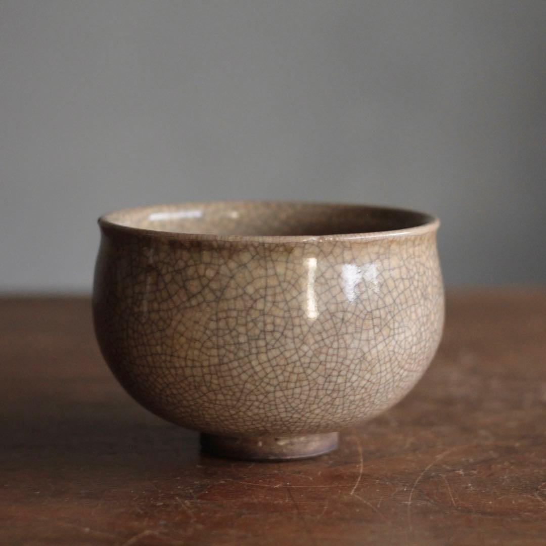 京焼 貫入 茶碗 茶道具 古美術 古道具 アンティーク