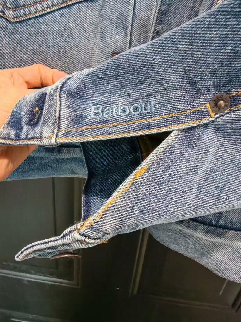 Barbour デニムジャケット ライトブルー