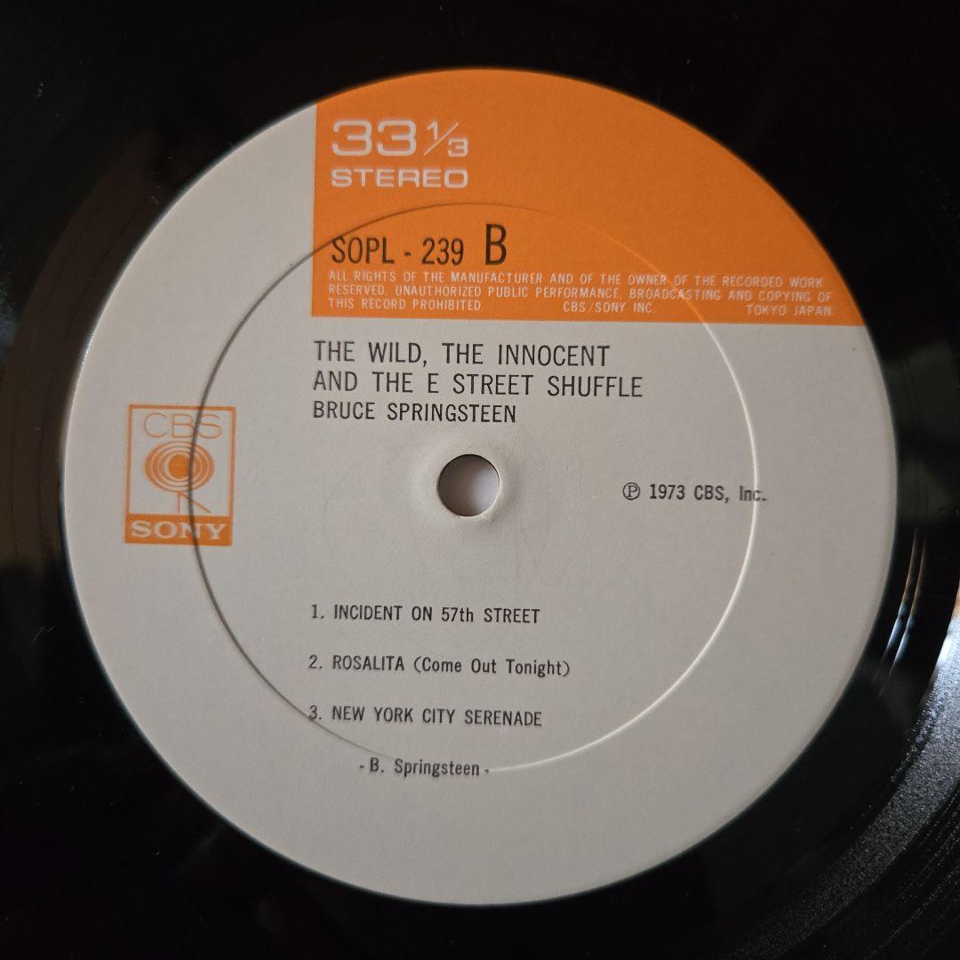 Bruce Springsteen 青春の叫び　帯付き日本オリジナル盤