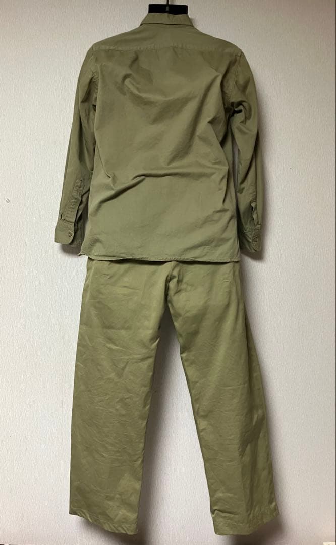 フランス軍 m-47 チノトラウザー　ミリタリー シャツ　セットアップ