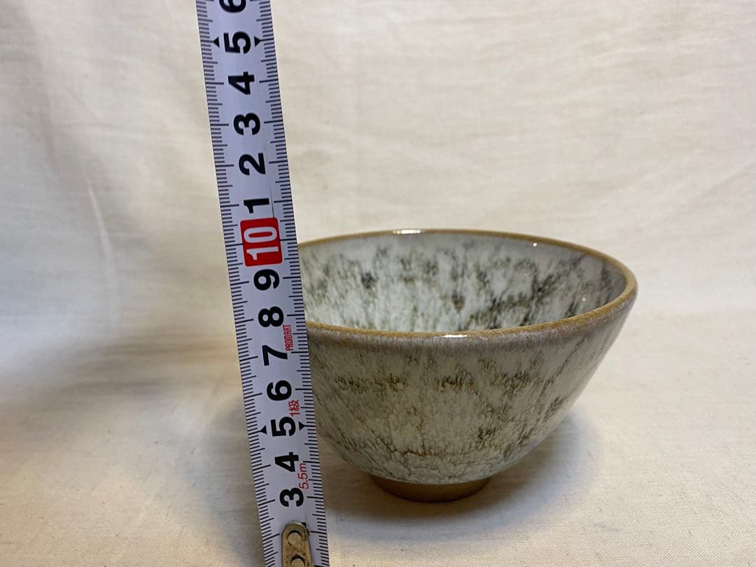 清水焼　京焼　抹茶椀　茶道具　万華油滴　在銘　1客⑤