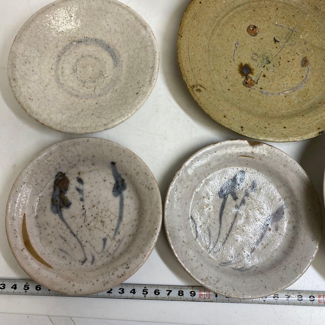 16世紀　高麗青磁　古志野　茶碗等　7点　タルニ　東さ8-0213③