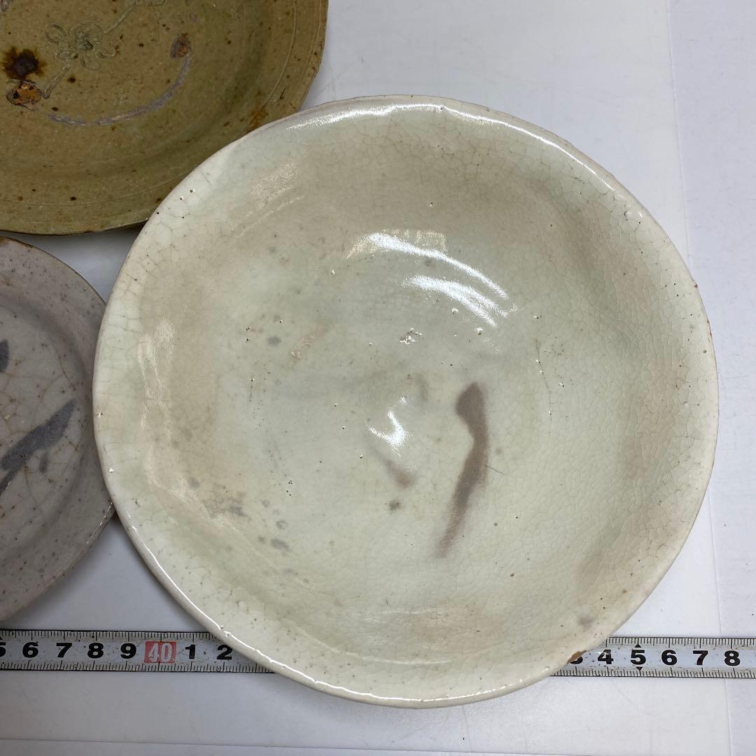 16世紀　高麗青磁　古志野　茶碗等　7点　タルニ　東さ8-0213③