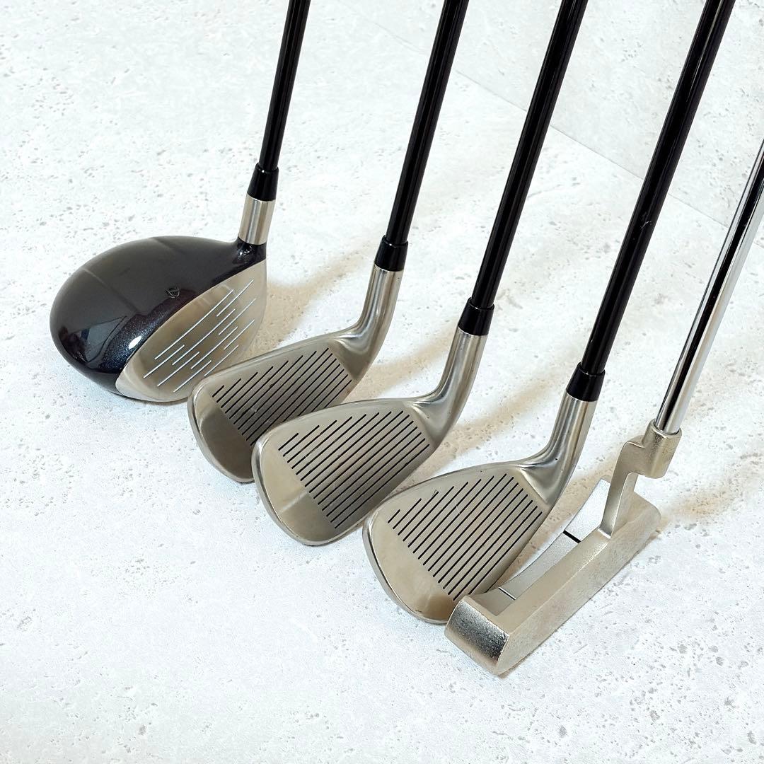 美品 テーラーメイド 320K ゴルフセット キッズ 5本 スタンド式バッグ付