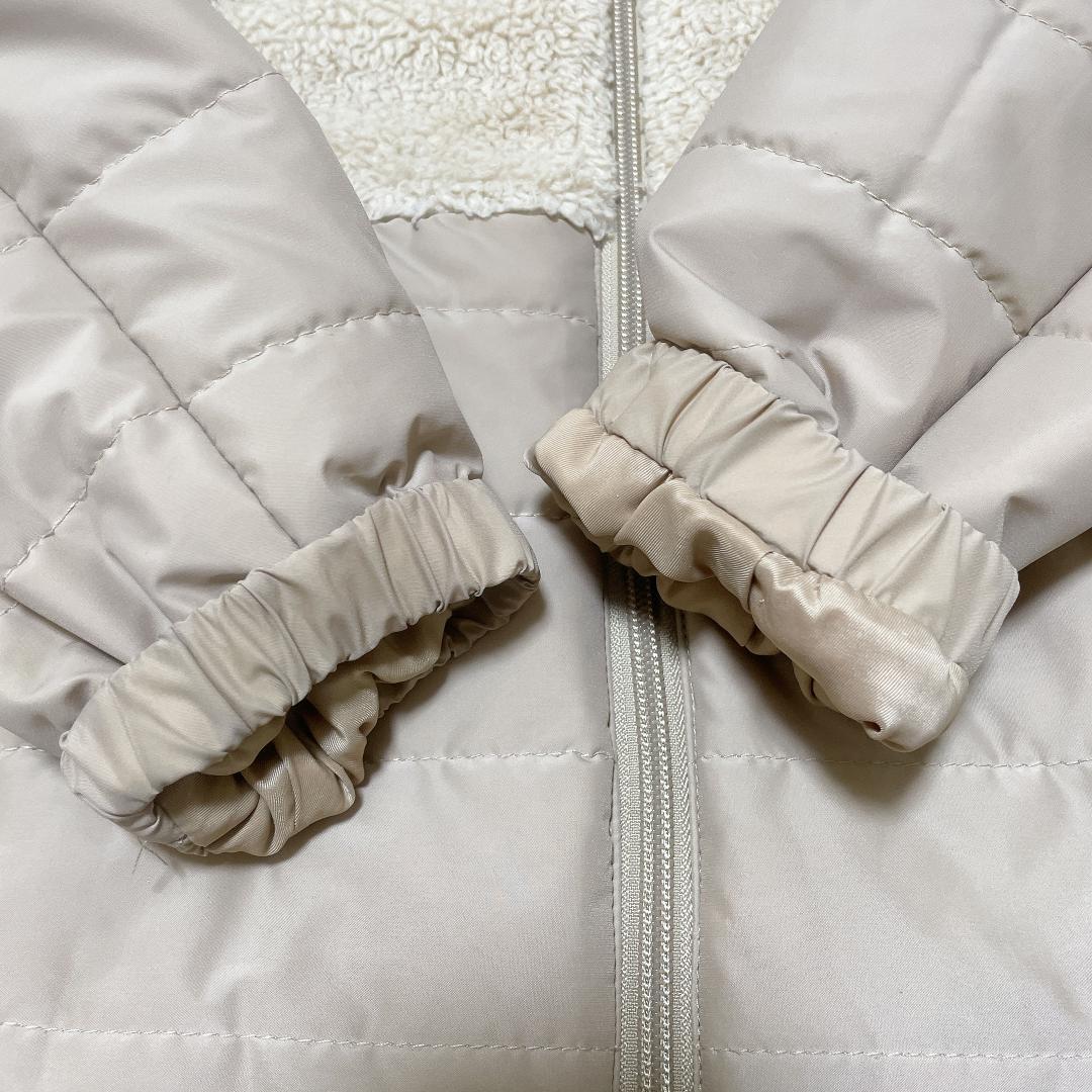 23区GOLF ボア 中綿ジャケット ライナー フード付き Ⅱ M ベージュ系