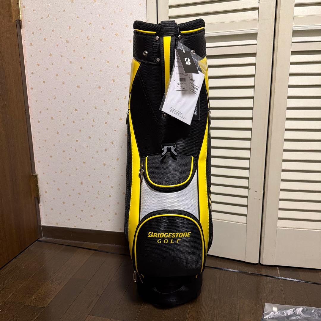 BRIDGESTONE ゴルフキャディバッグ 黒/黄