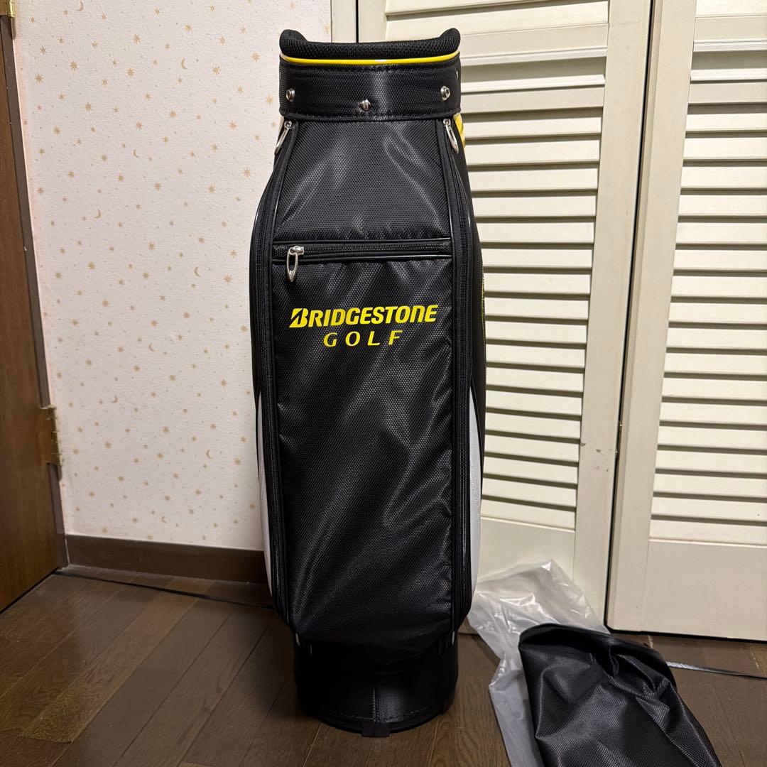 BRIDGESTONE ゴルフキャディバッグ 黒/黄