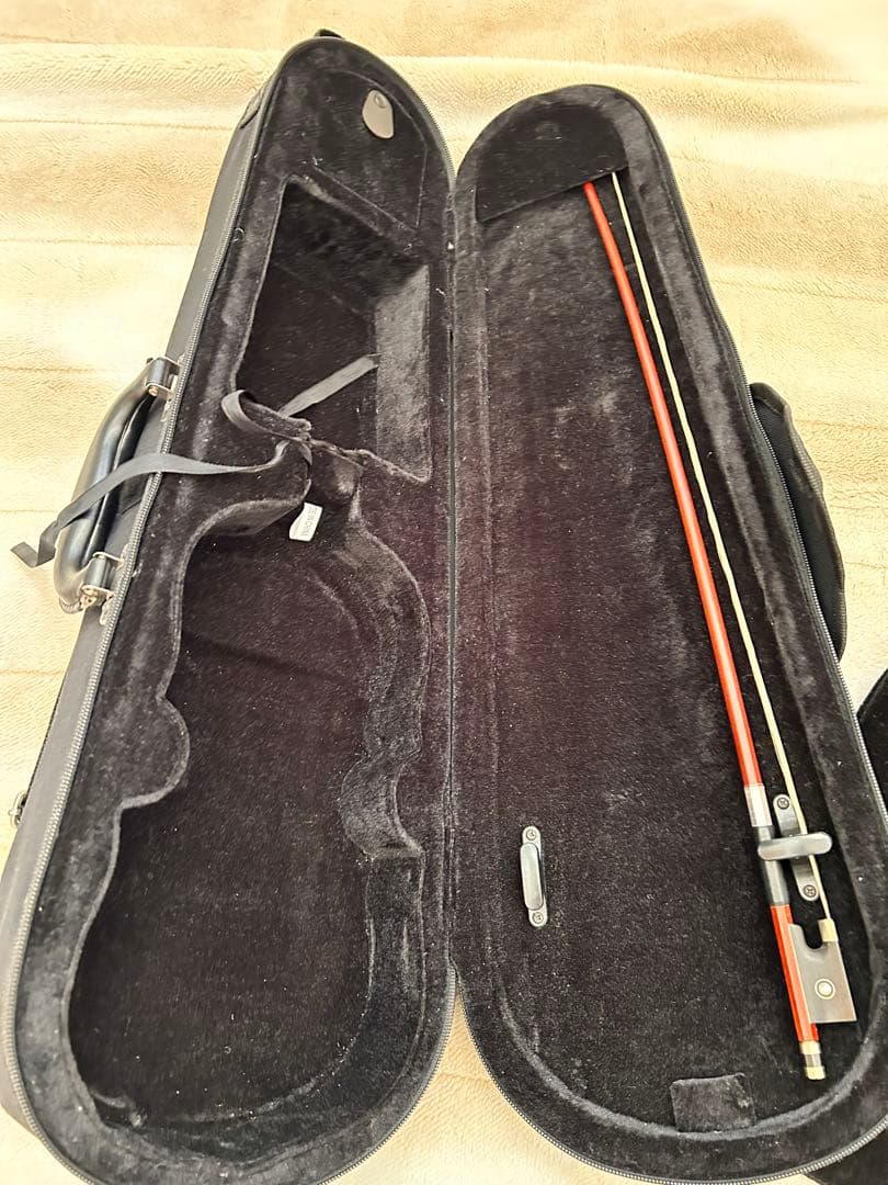 バイオリン 1/4 茶色 ハードケース付き