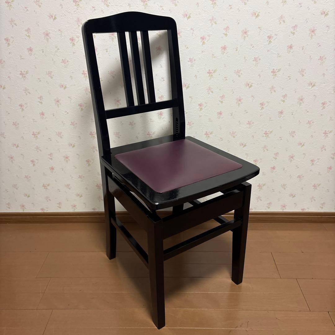 YAMAHA付属　トムソン椅子　ピアノ椅子　アップライト