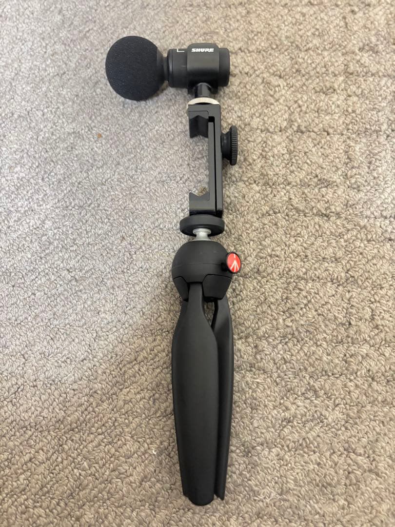 SHURE コンデンサーマイク 三脚スタンド付き