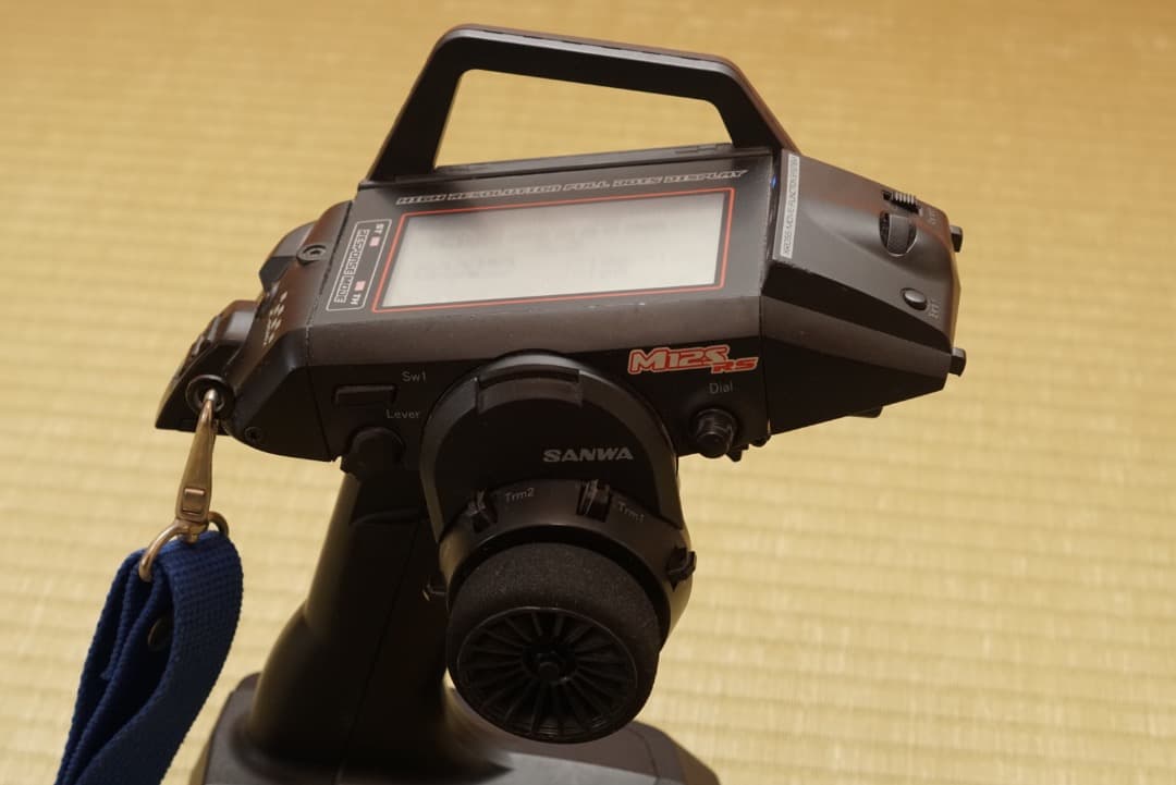 SANWA (サンワ) M12S RS 送信機 純正Li-Feバッテリー付