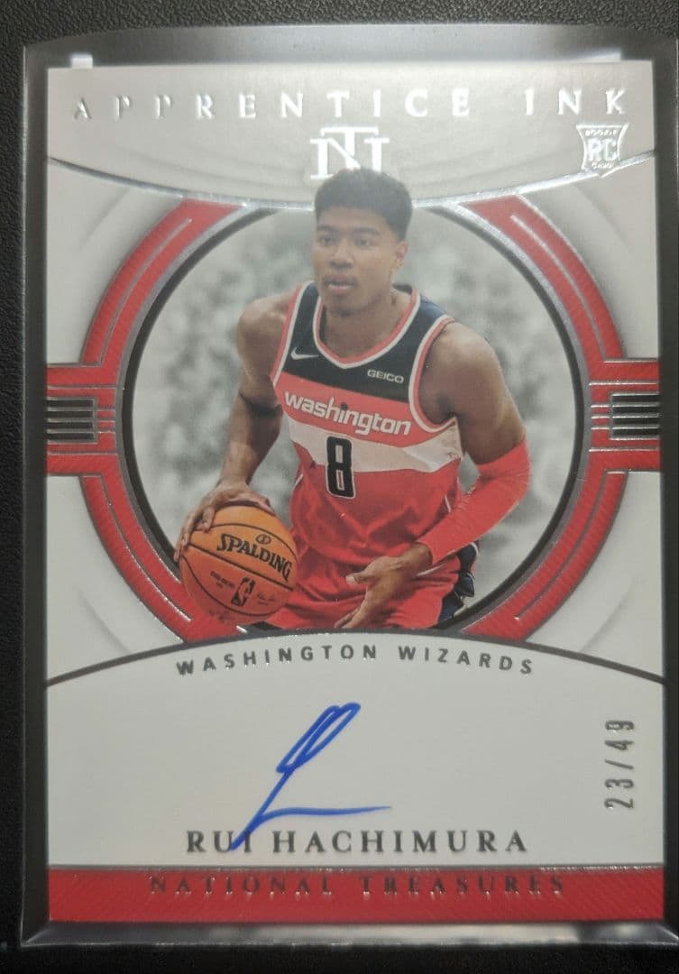 八村塁RC AUTO カード直書　/49 サイン　panini nba