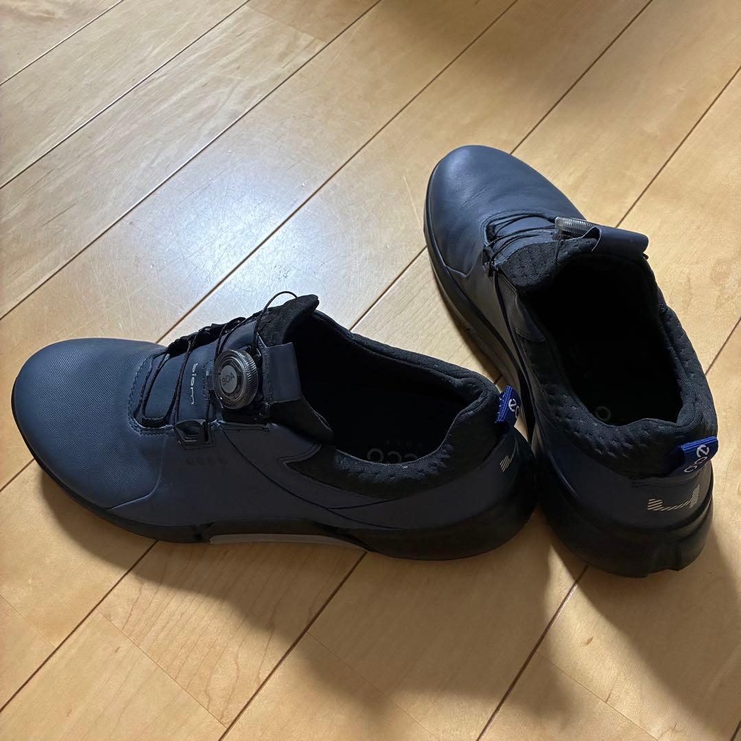 ゴルフシューズ ecco 27.5㌢ ネイビー