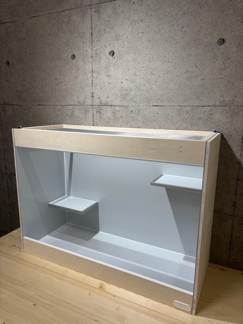 【OKACAGE】爬虫類ケージ　900×450×800 防水　木製ケージ
