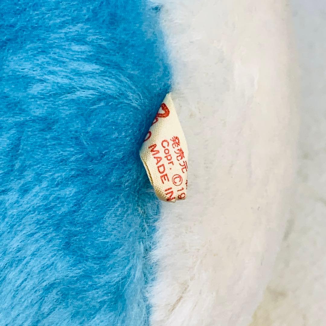 日本製　タキシードサム　ぬいぐるみ　レトロ　青　ブルー　サンリオ