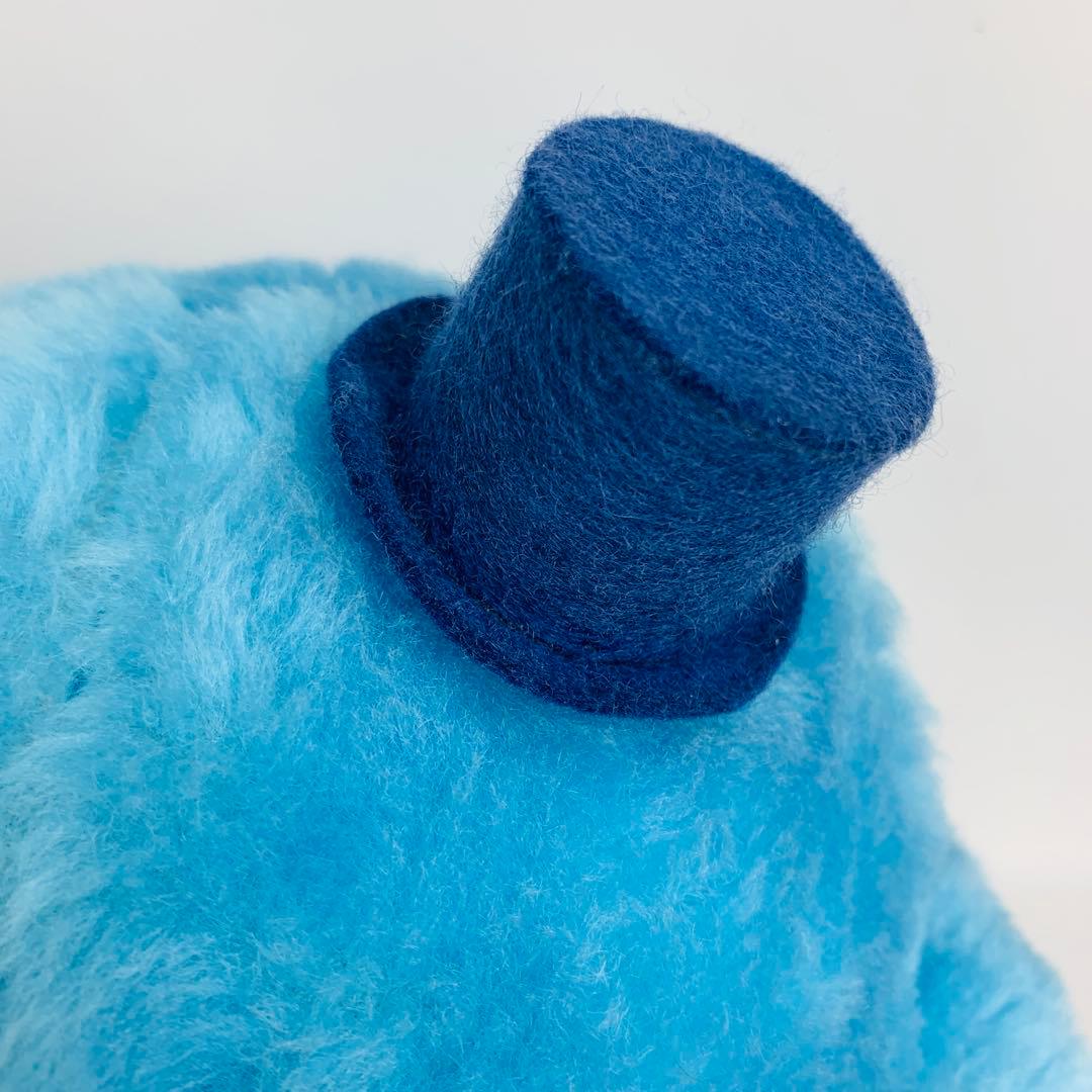 日本製　タキシードサム　ぬいぐるみ　レトロ　青　ブルー　サンリオ