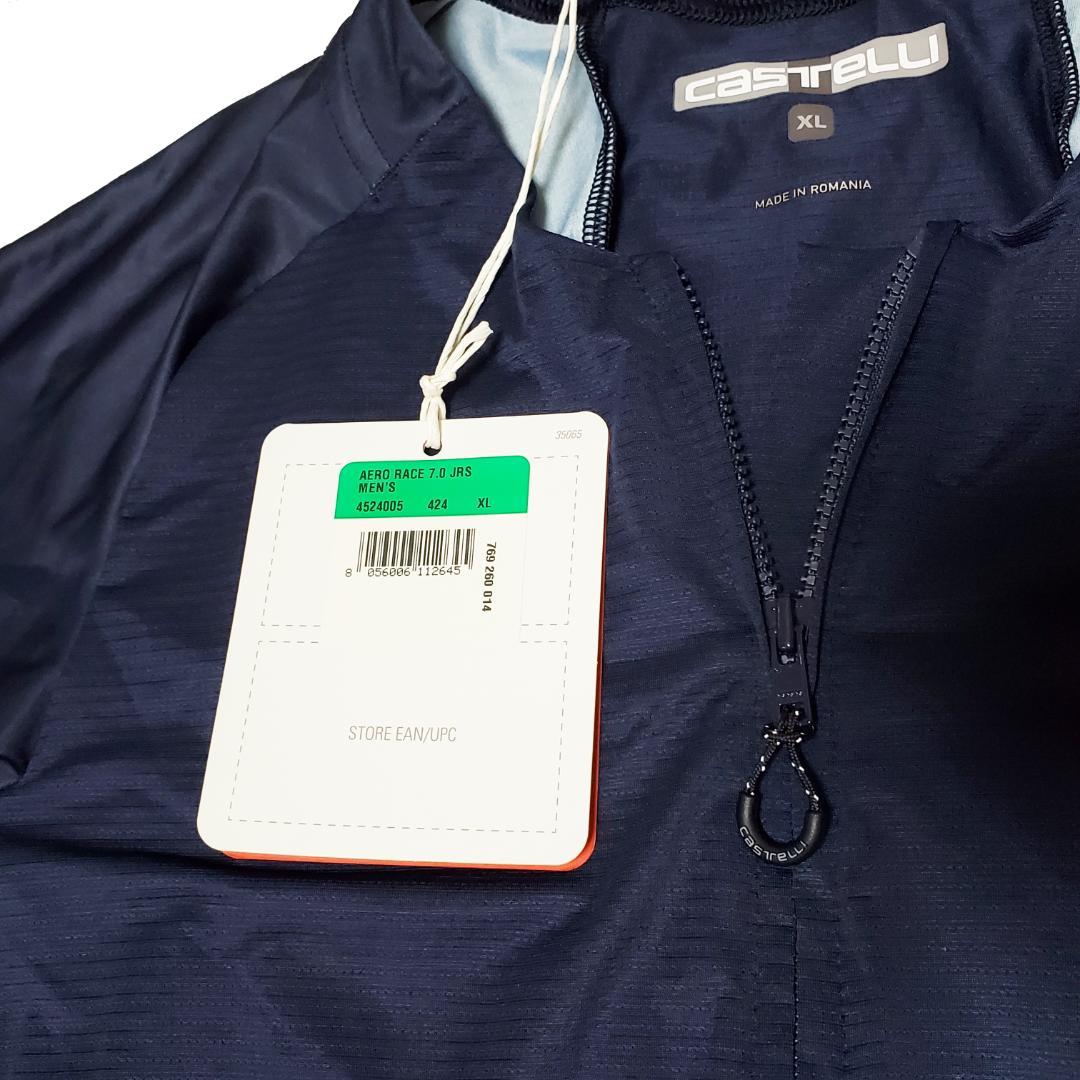 【新品未使用】CASTELLI　カステリ　エアロ　レース　7.0　半袖　XL
