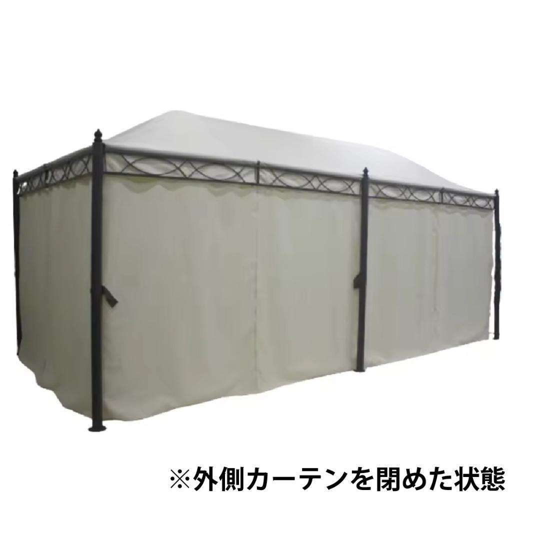ガゼボ イベントテント 蚊帳 パーゴラシェード 常設 大型テント ガーデンハウス