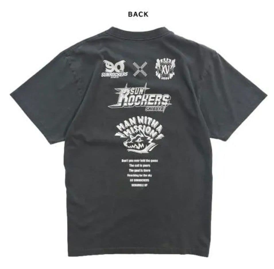 SUN ROCKERS × MAN WITH A MISSION Tシャツ XL