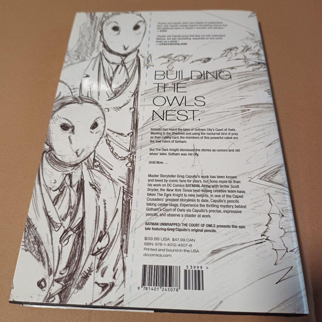 希少本　バットマン UNWRAPPED ハードカバー　漫画家を目指す方におすすめ