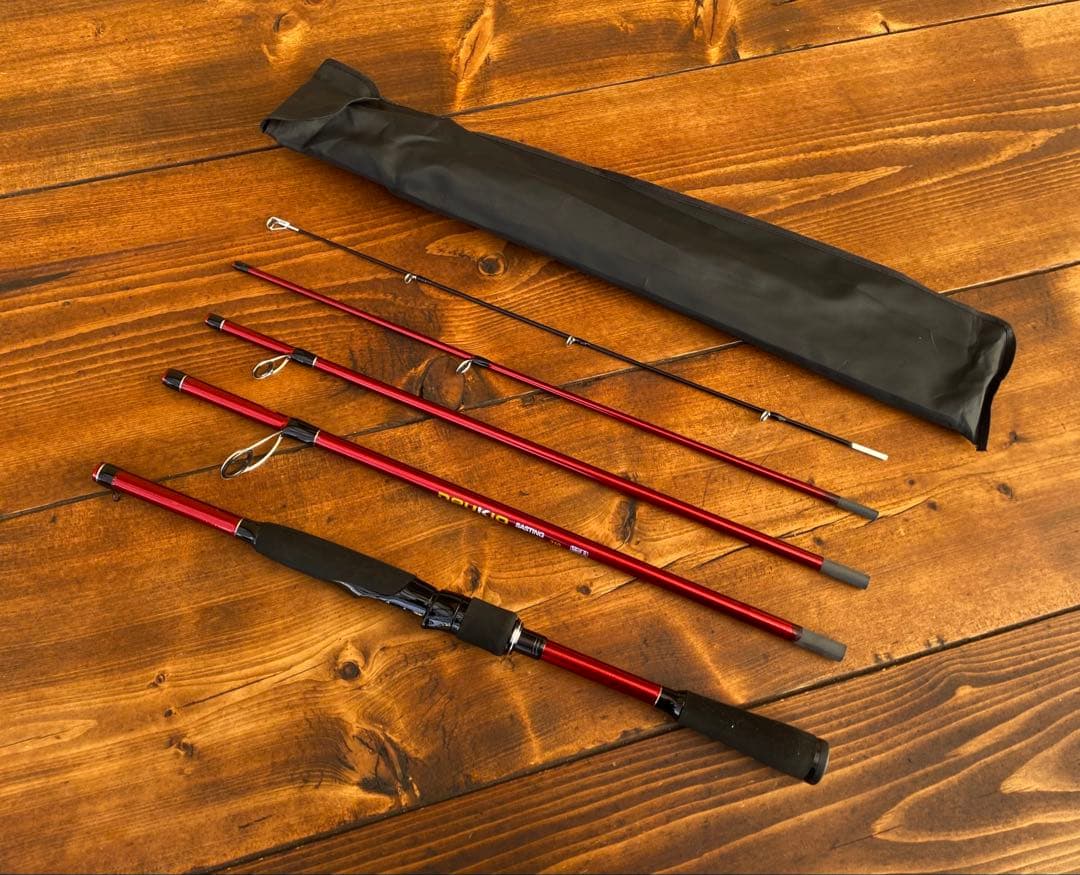釣り竿セット　スピニングロッド　7ft 2.1M パックロッド　バス釣り　EVA