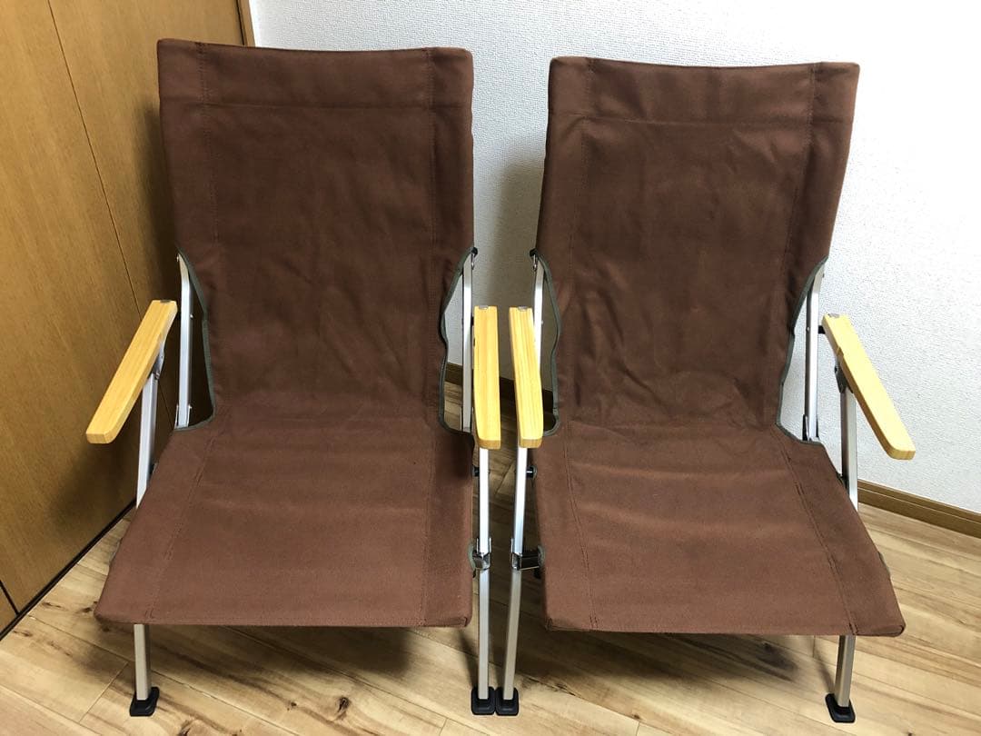 スノーピーク ローチェア30 ブラウン2脚セット