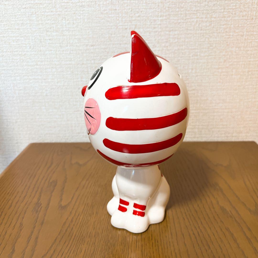 内藤ルネ RUNE 貯金箱 ネコ 猫 昭和 レトロ 陶器 ねこ 置物