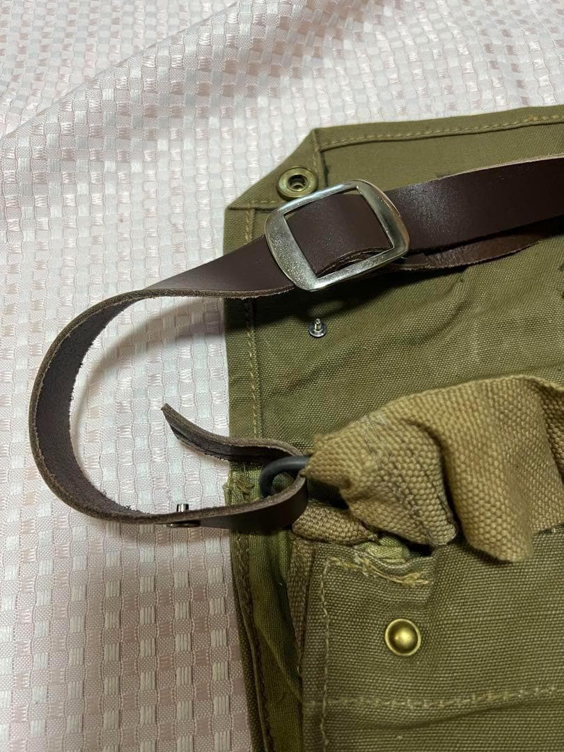 イギリス軍 ガスマスクバッグMk.Ⅶ ストラップ ブラウン
