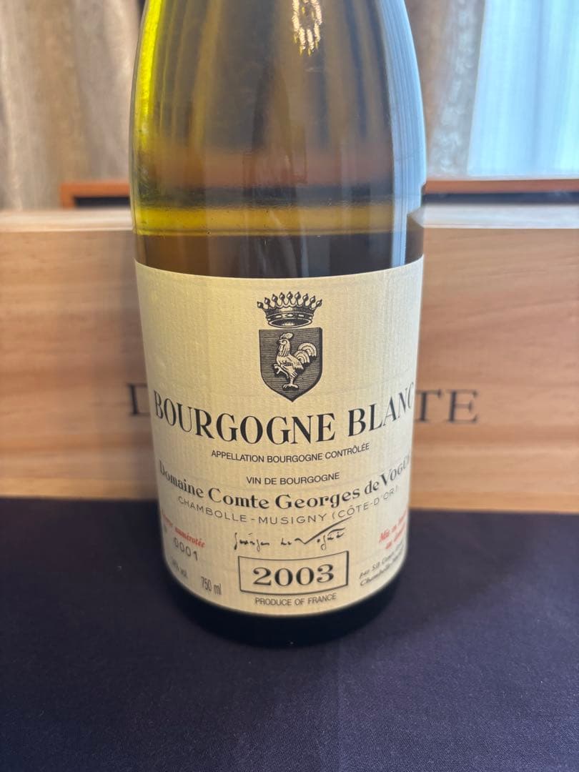ワイン Bourgogne Blanc 2003 Domaine Comte