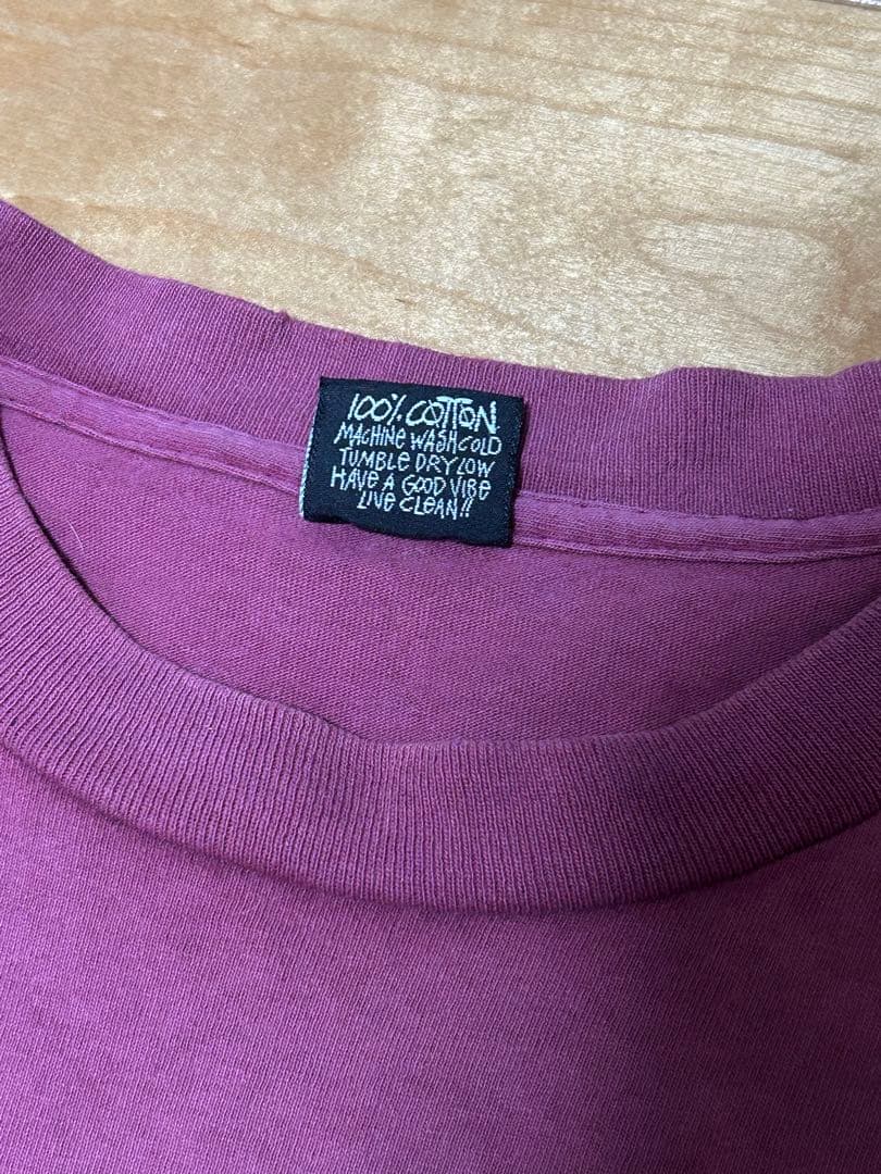 80’s~90’s old stussy Shadow Man黒タグシャドーマン