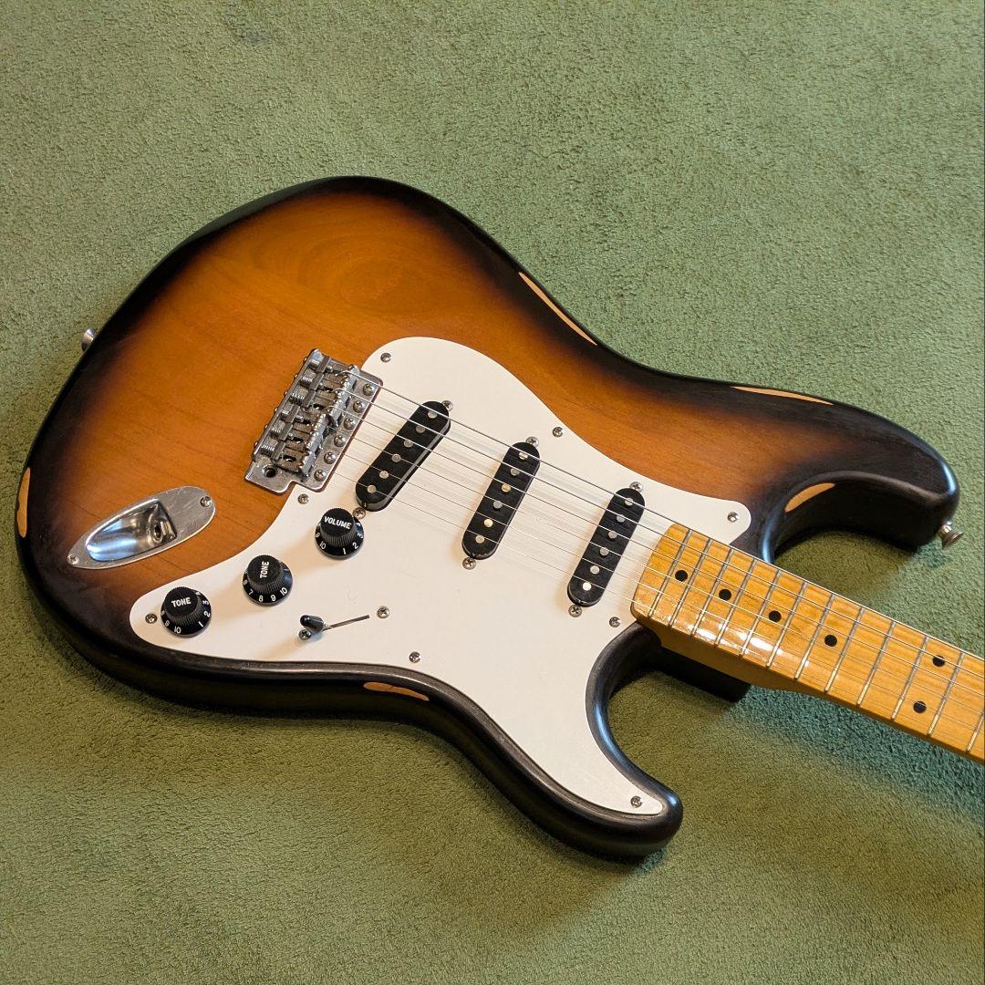 フェンダージャパン　フジゲン製　レリック加工　ダンカンピックアップssl