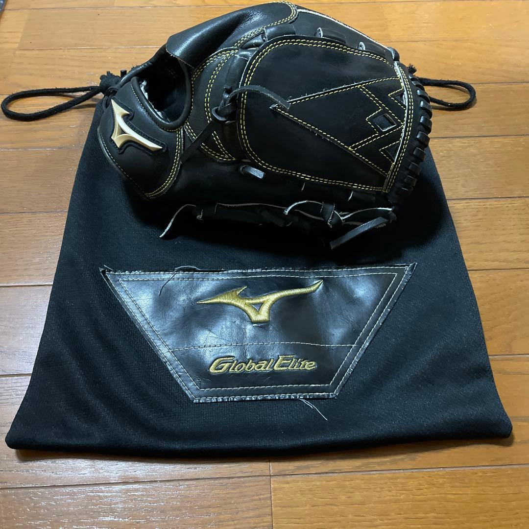 ダイヤのA 沢村栄純モデル グローブ 軟式用 投手用グローブ 右投げ用 袋付き