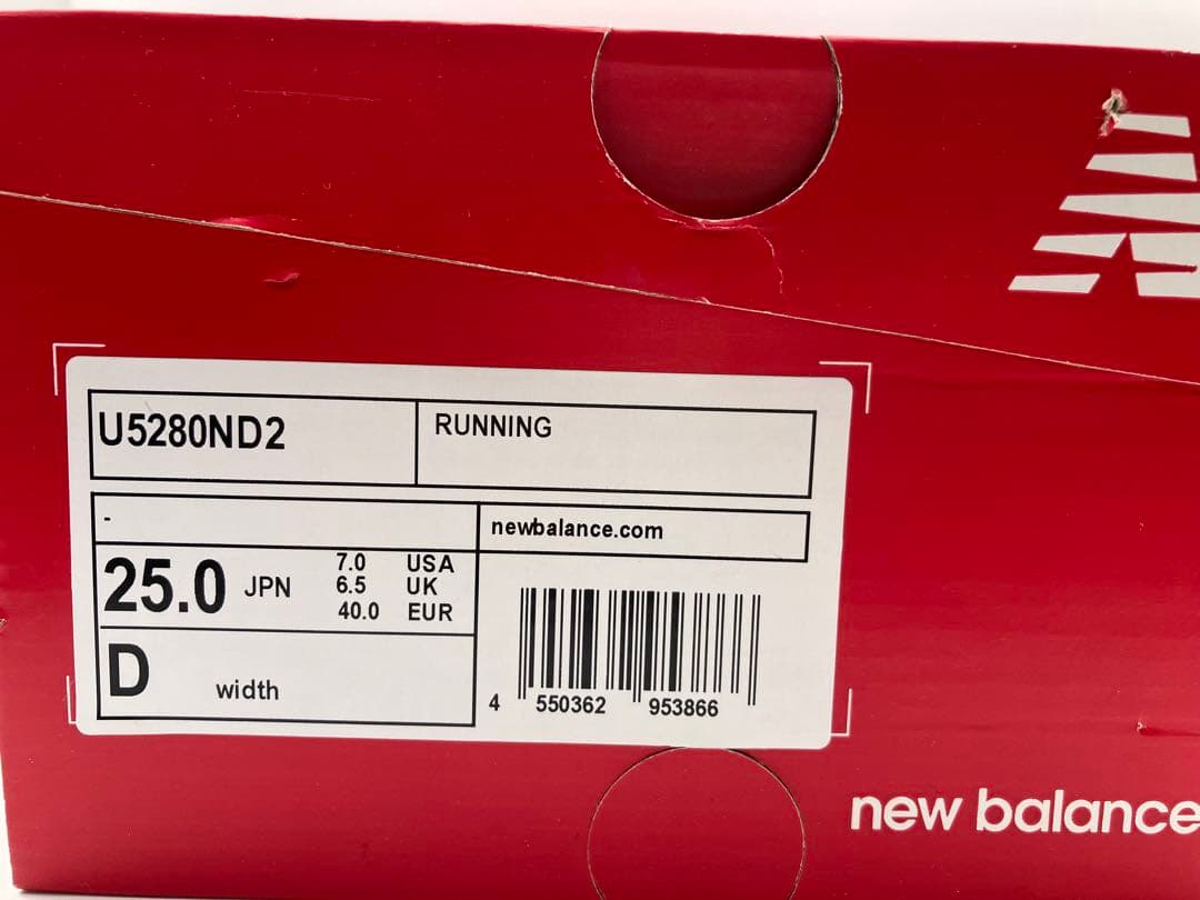 【ほぼ新品】NB FuelCell 5280 v2 25.0cm