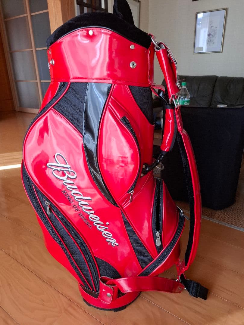 Budweiser ゴルフバッグ レッド