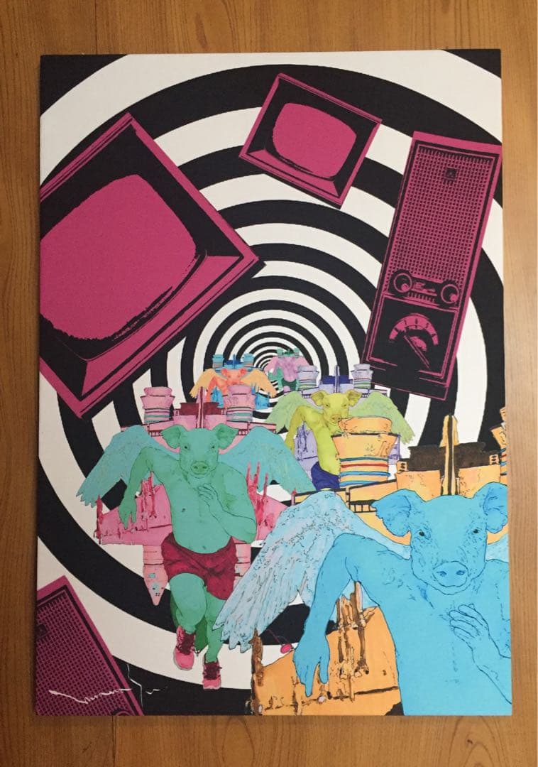 【A1サイズ】『豚で行け！』spiral Ver. panel