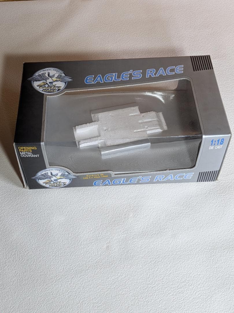 フォード GT40 ミニカー 水色/オレンジ