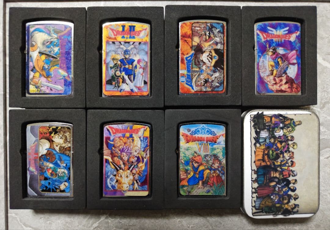 ドラゴンクエスト オイルライター 8点セット