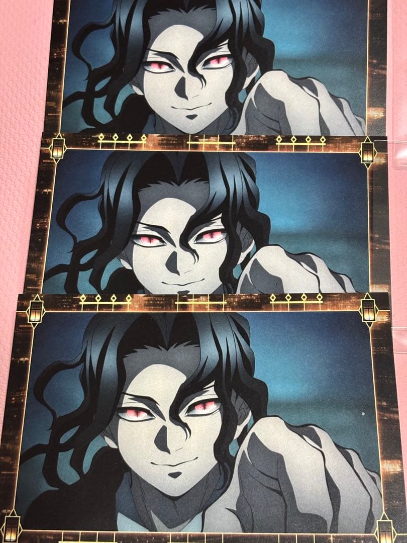 鬼滅の刃 鬼舞辻無惨 半券 缶バッジ コースター