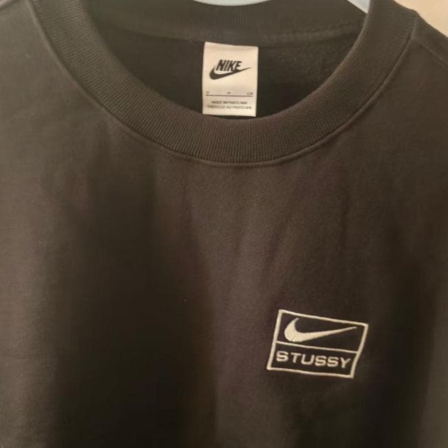 Nike Stussy コラボ スウェット Sサイズ ブラック