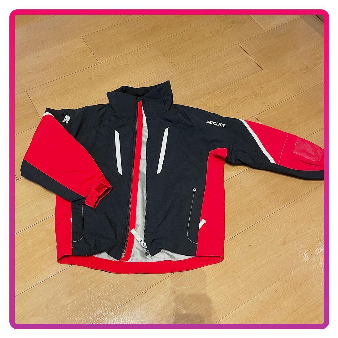 【極美品】 デサント／DESCENTE スキーウェア 上下セット 130サイズ