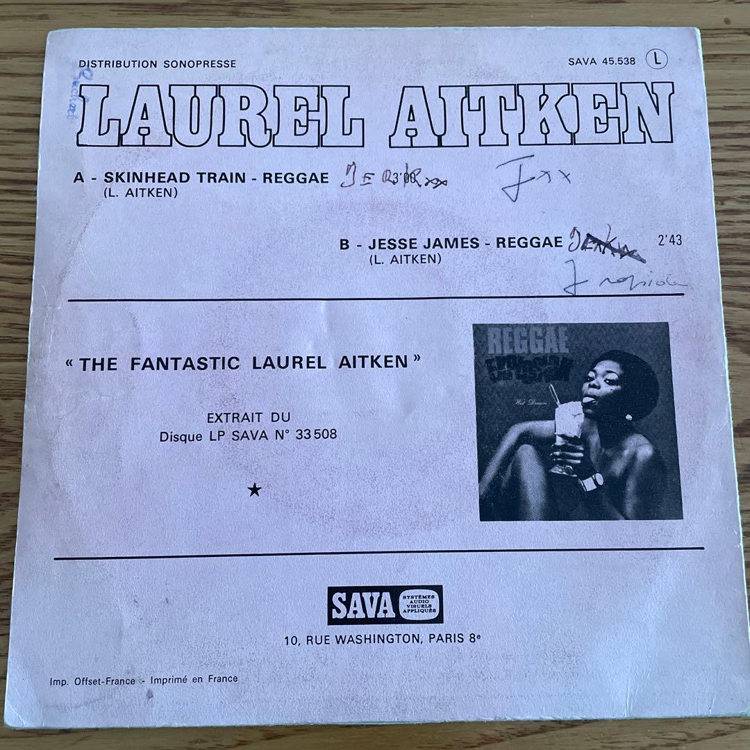 洋楽 Laurel Aitken Skinhead Train reggae ska